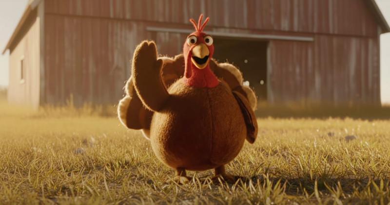 A Google első AI által készített reklámjában egy pulyka látható, aki kétségbeesetten menekül a kés elől – a videó igazán figyelemfelkeltő!