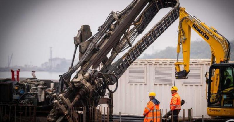 A trieszti kikötő építése a tervezett ütemezésnek megfelelően halad előre.